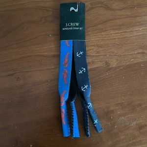 Jcrew sunglass strap set (NEW)